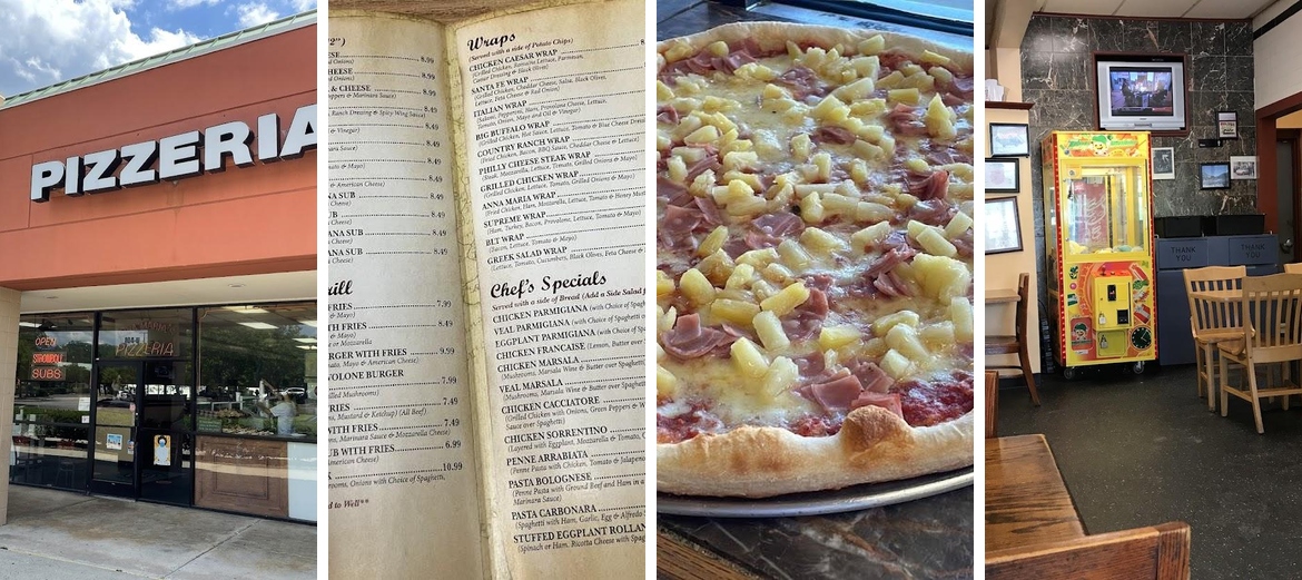 Anna Maria's Pizzeria Menu